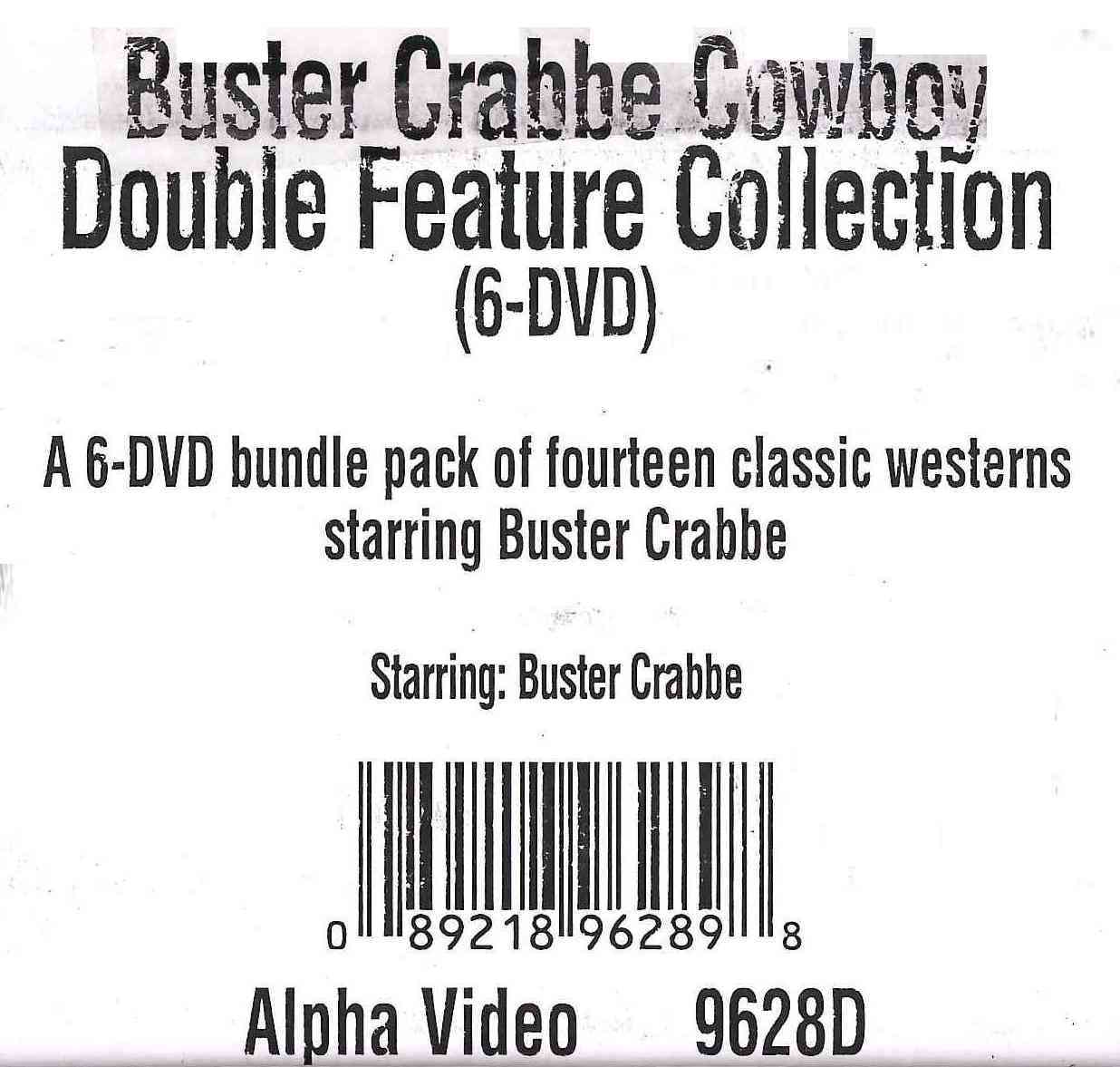 Buster Crabbe Double Feature Collection cover art