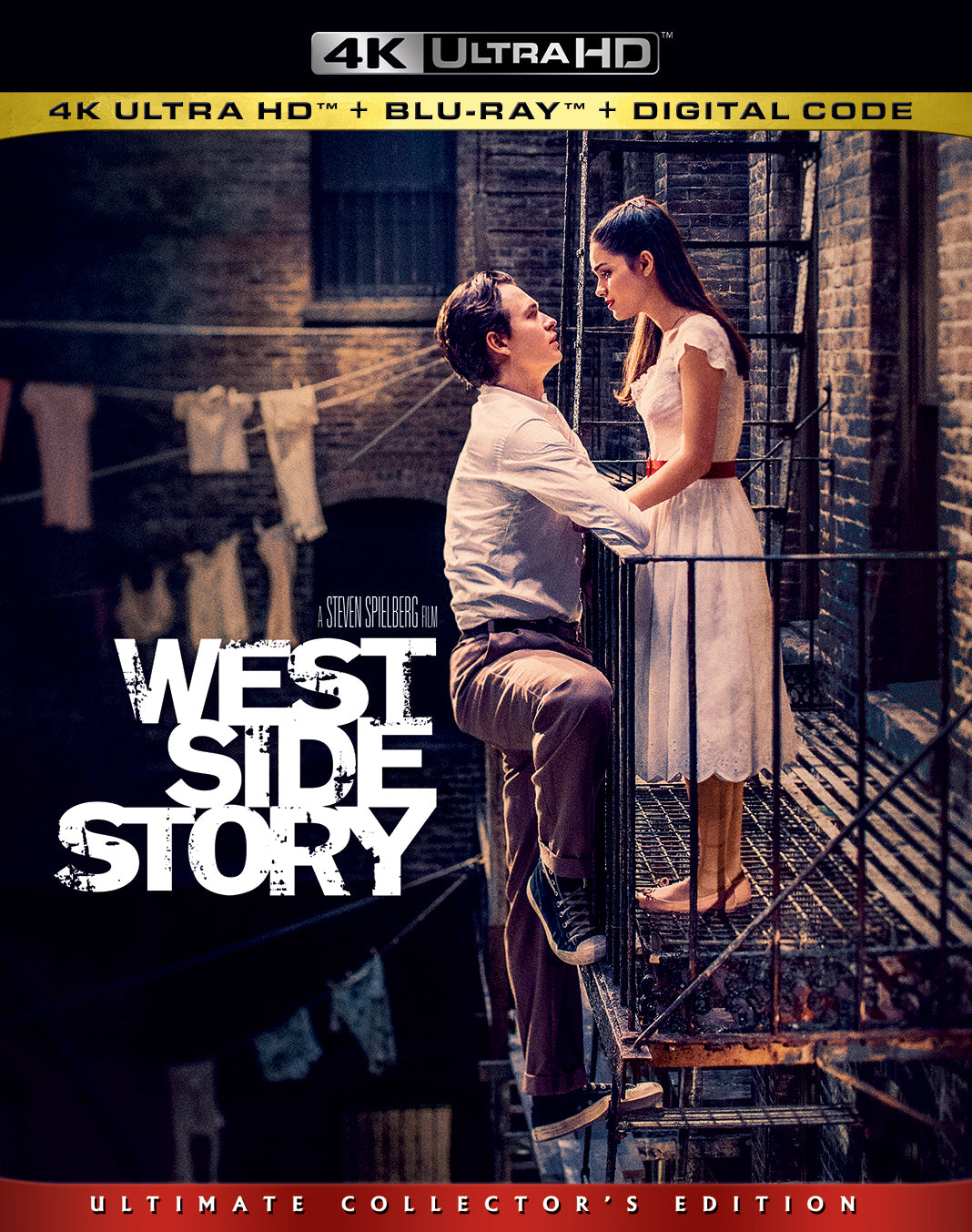 West Side Story [Includes Digital Copy] [4K Ultra HD Blu-ray/Blu-ray] cover art