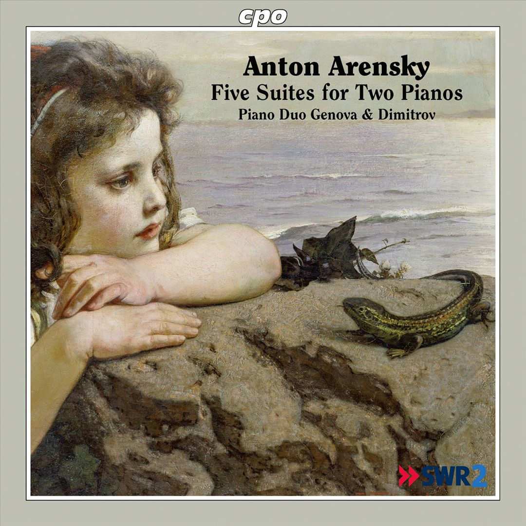 Anton Arensky: Five Suites for Two Pianos cover art