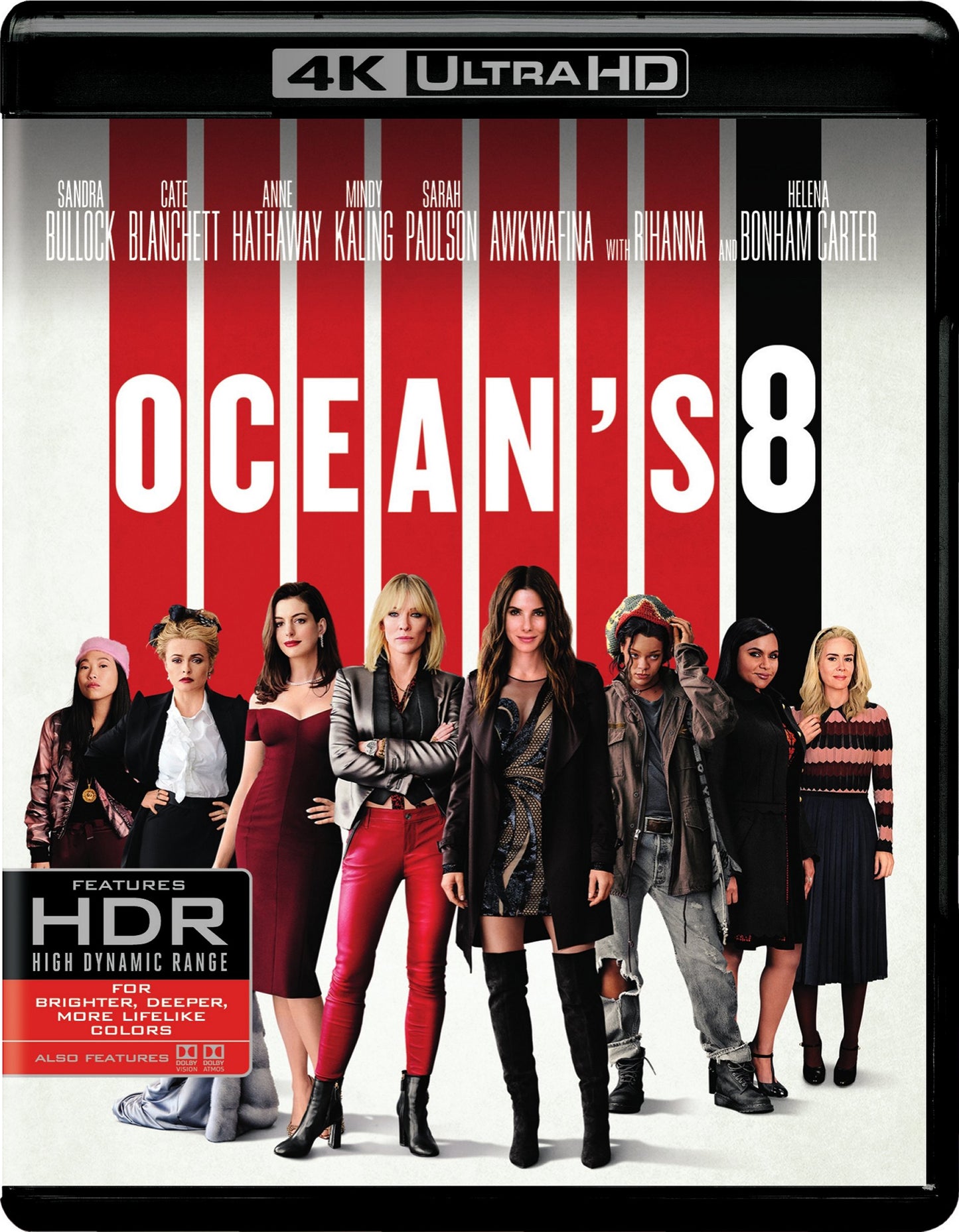 Ocean's 8 [4K Ultra HD Blu-ray/Blu-ray] cover art