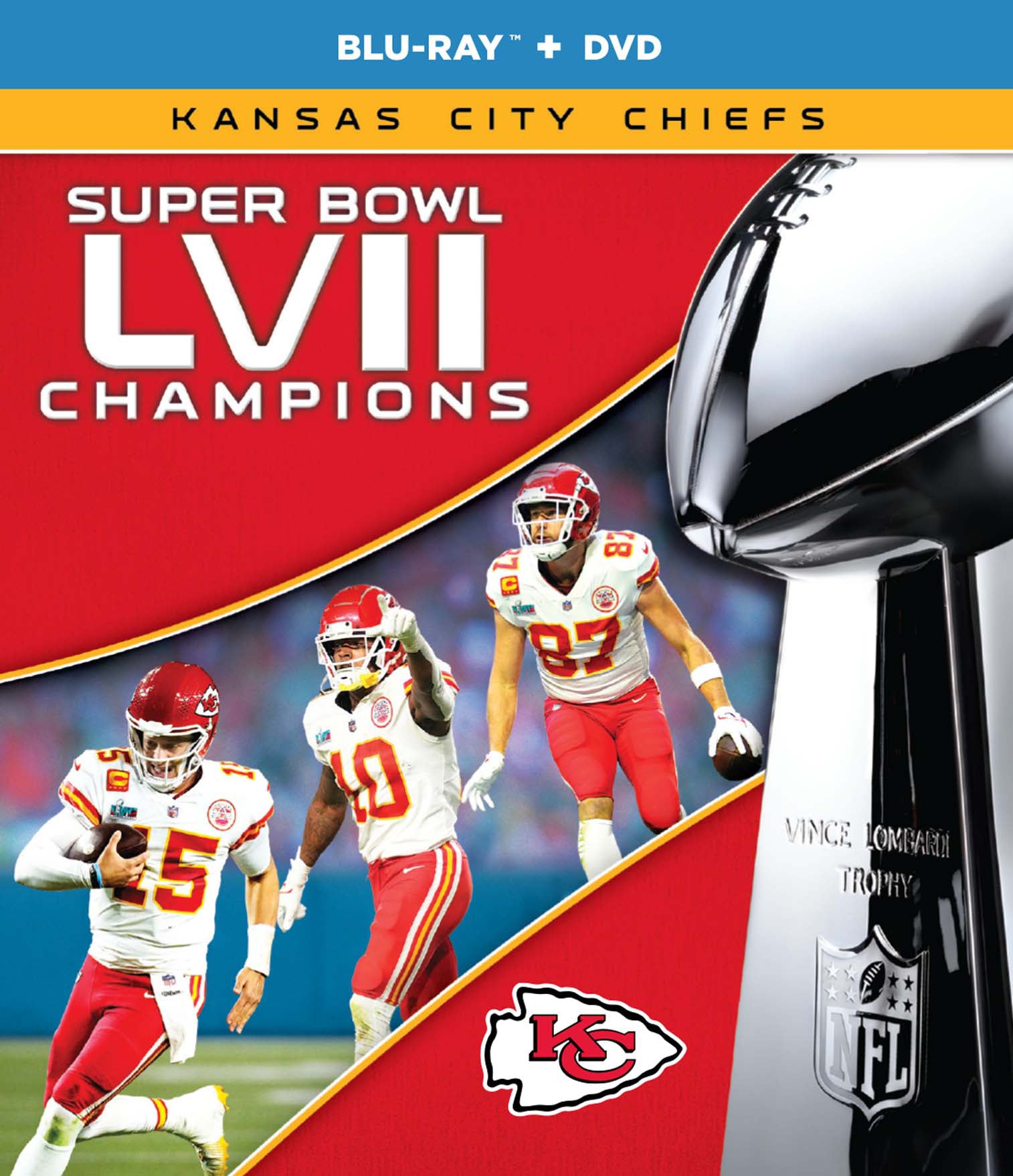 NFL: Super Bowl LVII Champions - Kansas City Chiefs [Bu-ray] cover art