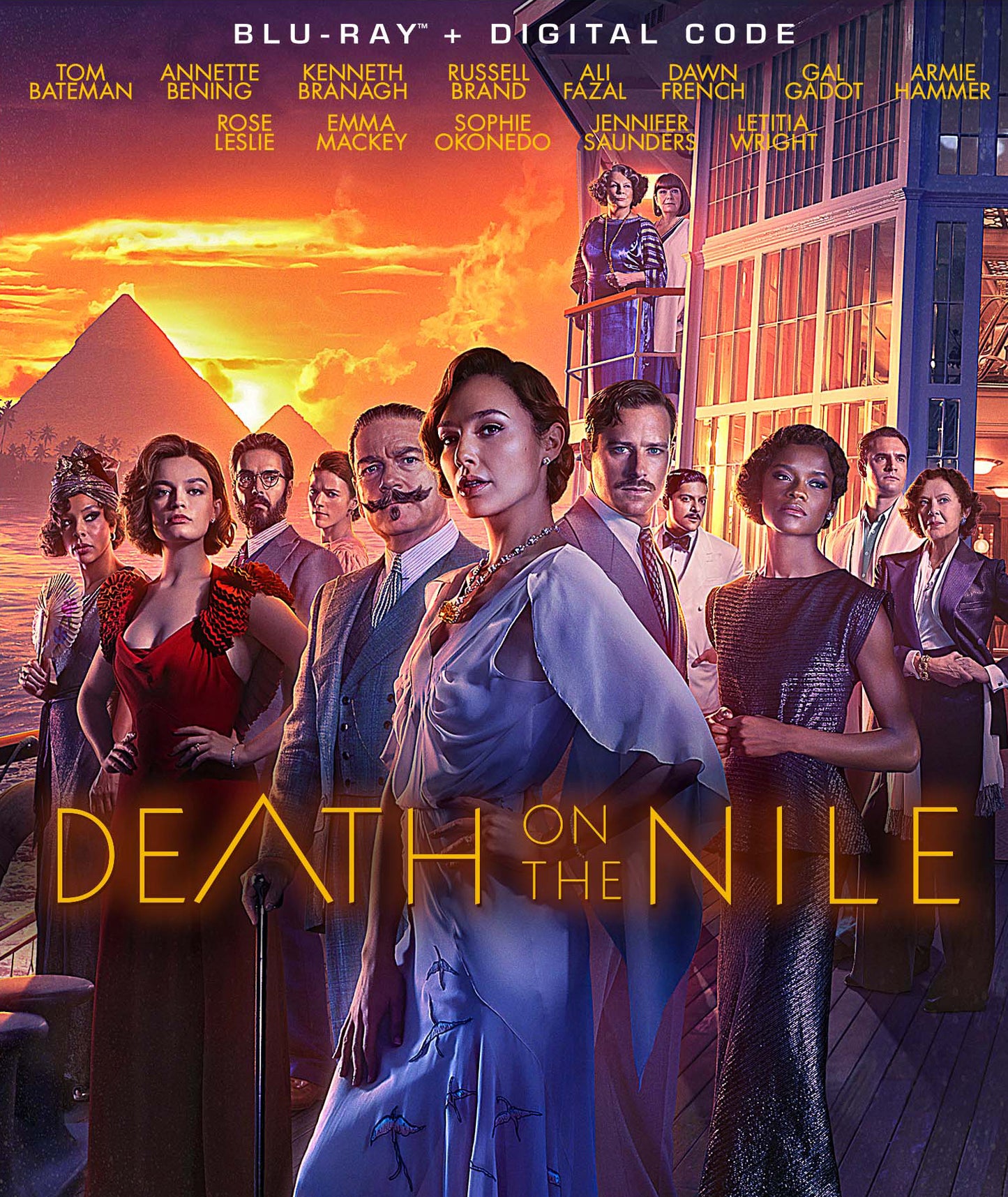 Death on the Nile [Includes Digital Copy] [Blu-ray] cover art