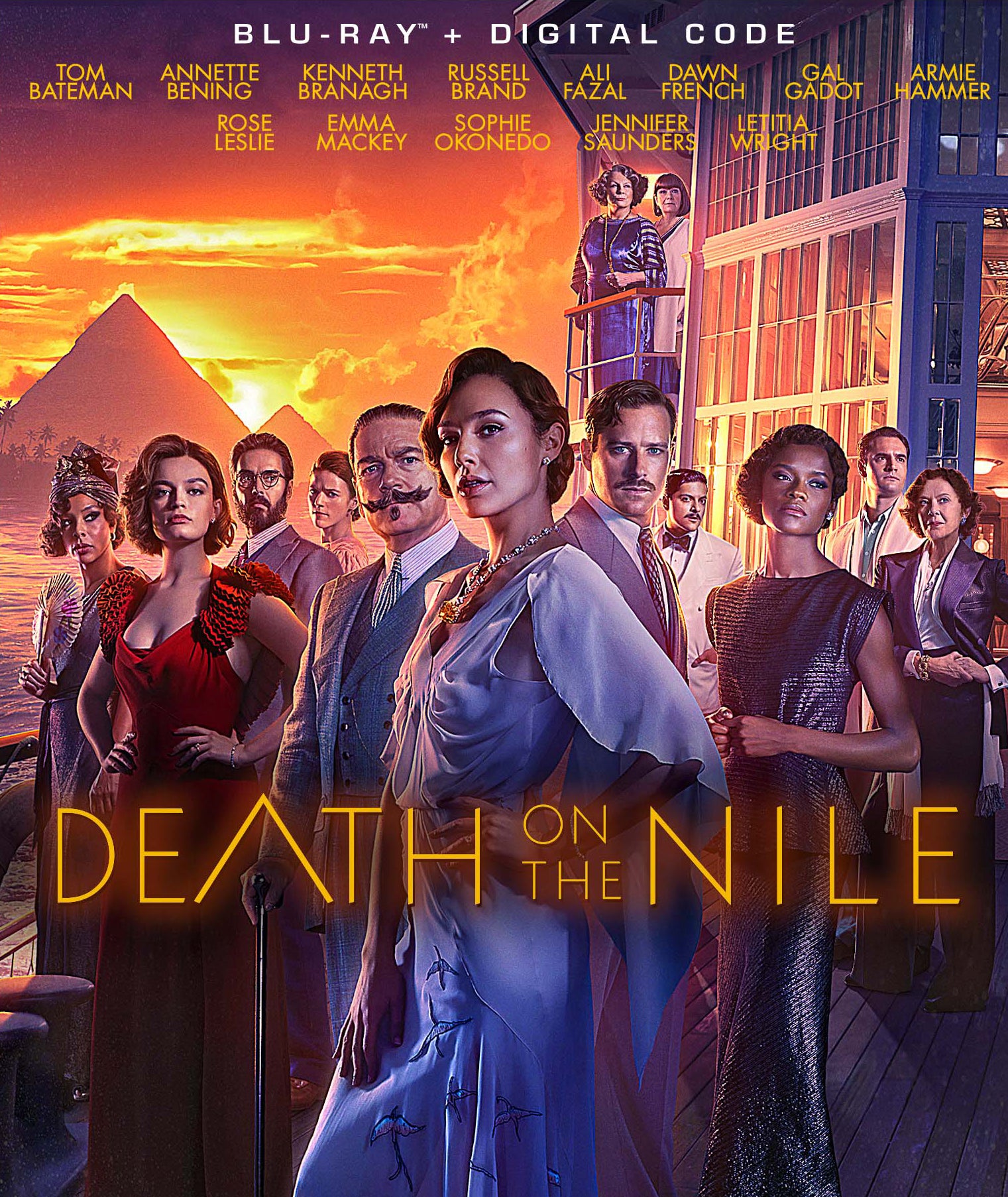 Death on the Nile [Includes Digital Copy] [Blu-ray] cover art