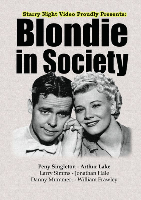 Blondie in Society cover art