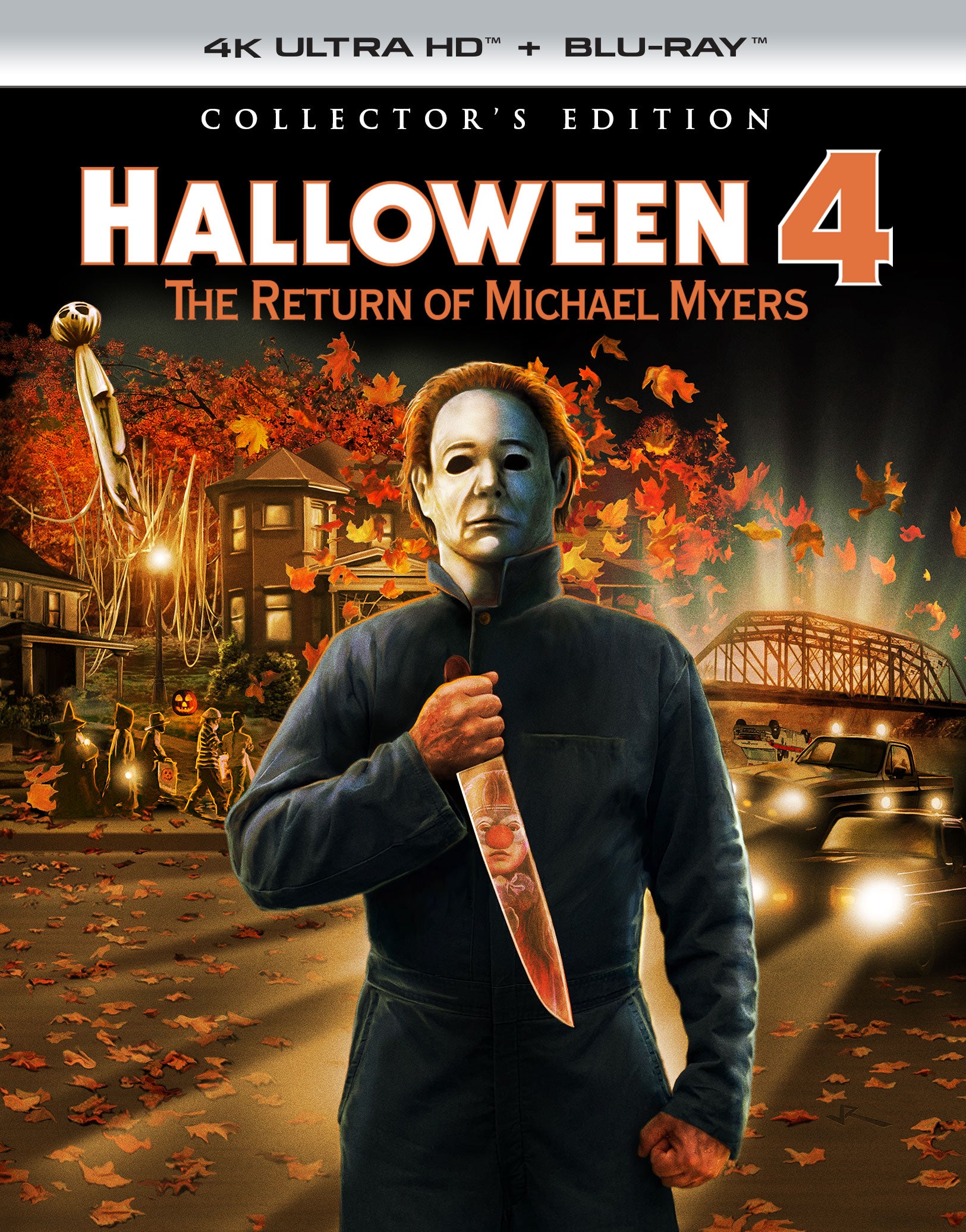 Halloween 4: The Return of Michael Myers [4K Ultra HD Blu-ray/Blu-ray] cover art
