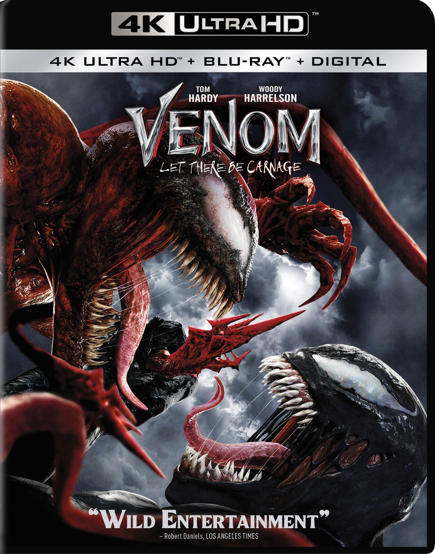 Venom: Let There Be Carnage [Includes Digital Copy] [4K Ultra HD Blu-ray/Blu-ray] cover art