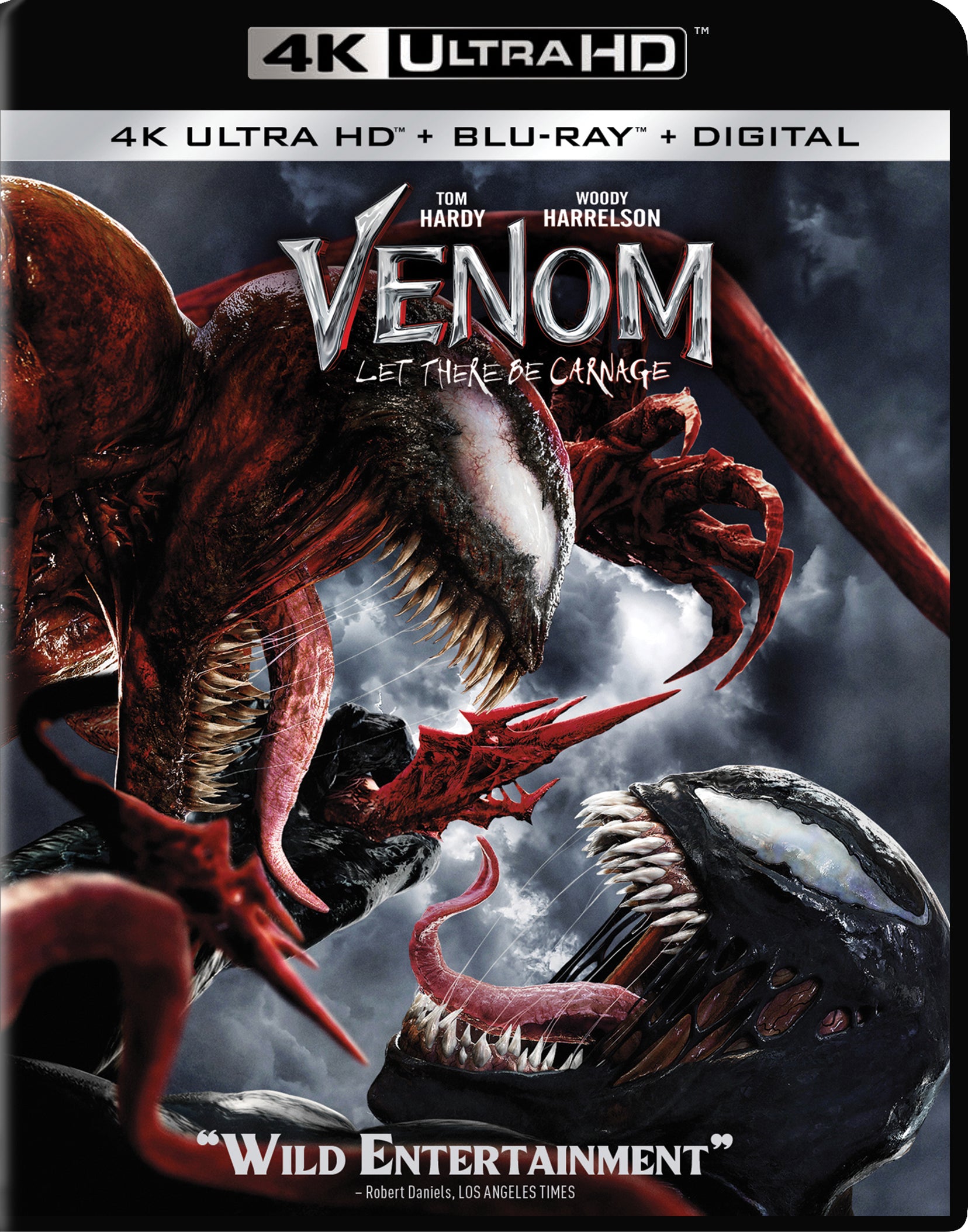 Venom: Let There Be Carnage [Includes Digital Copy] [4K Ultra HD Blu-ray/Blu-ray] cover art