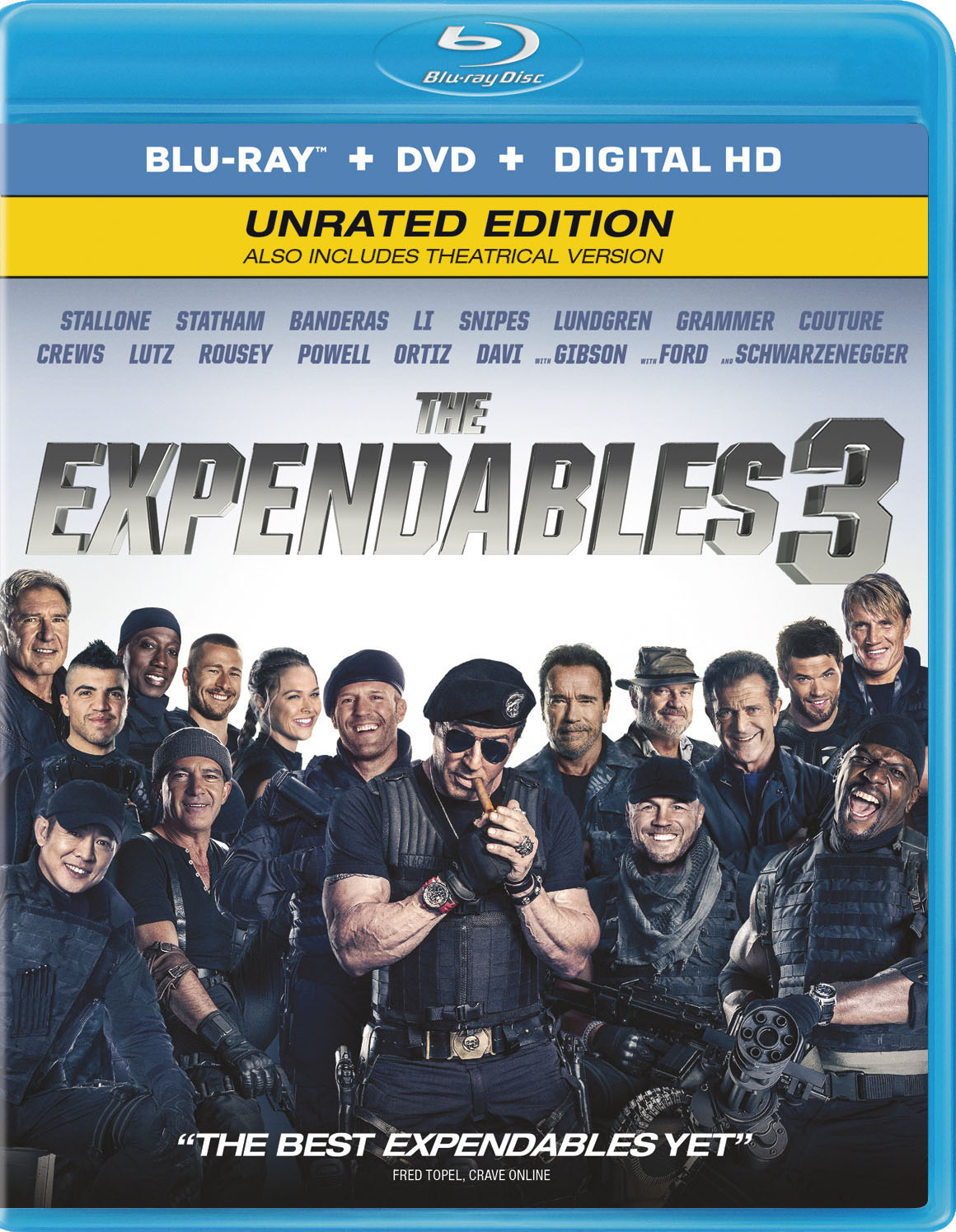 Expendables 3 [2 Discs] [Includes Digital Copy] [Blu-ray/DVD] cover art