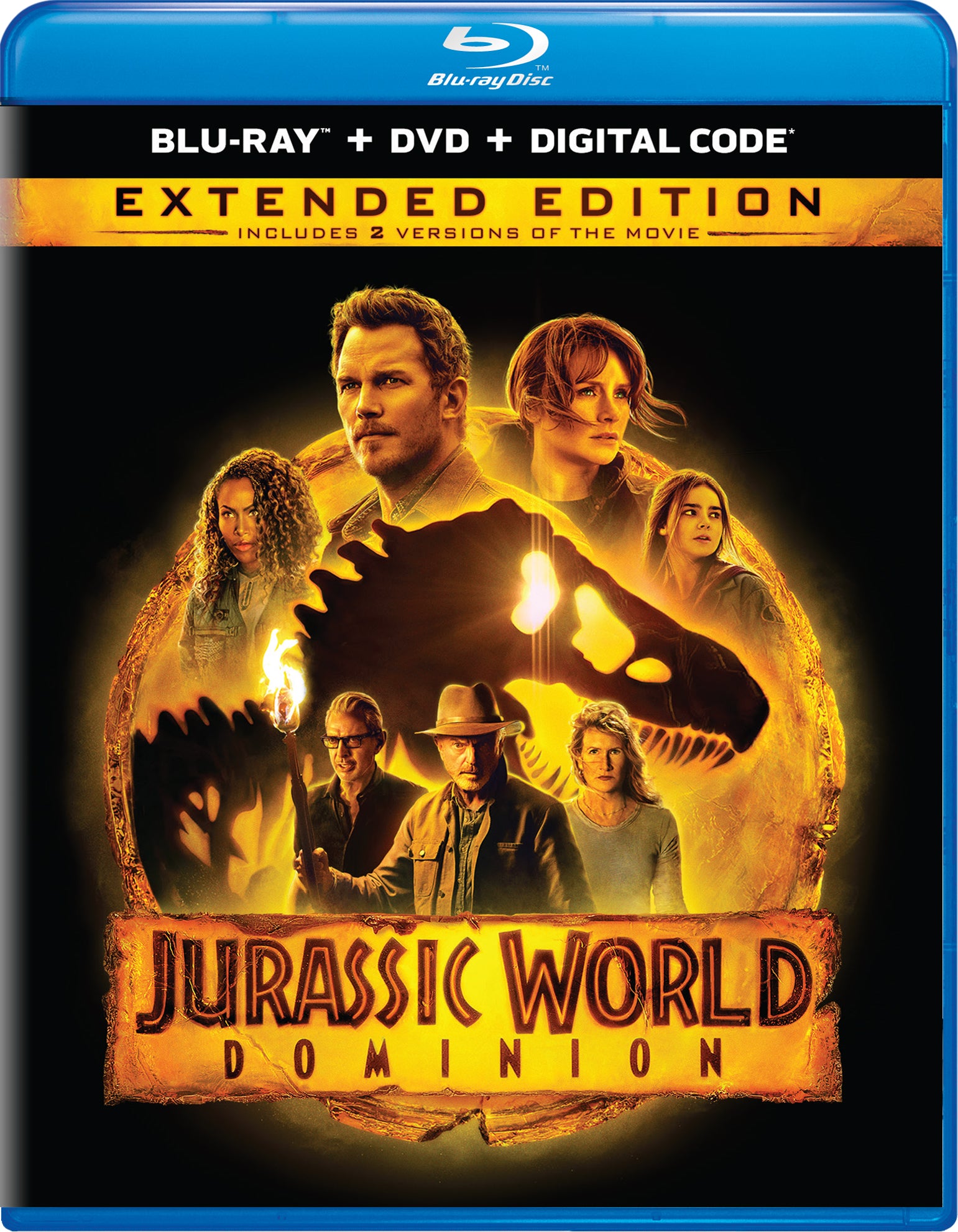 Jurassic World Dominion [Includes Digital Copy] [Blu-ray/DVD] cover art