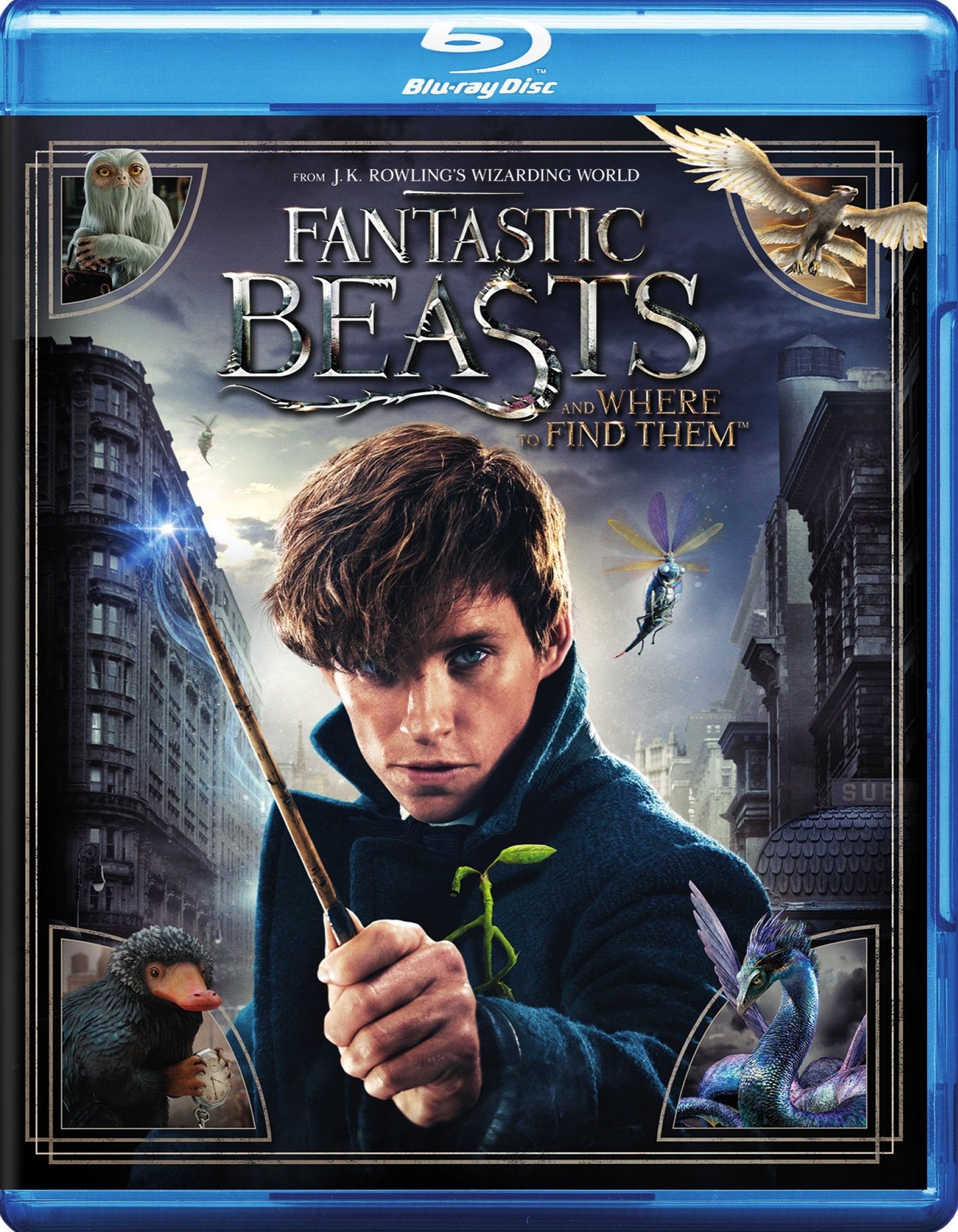 Fantastic Beasts and Where to Find Them [Blu-ray] cover art