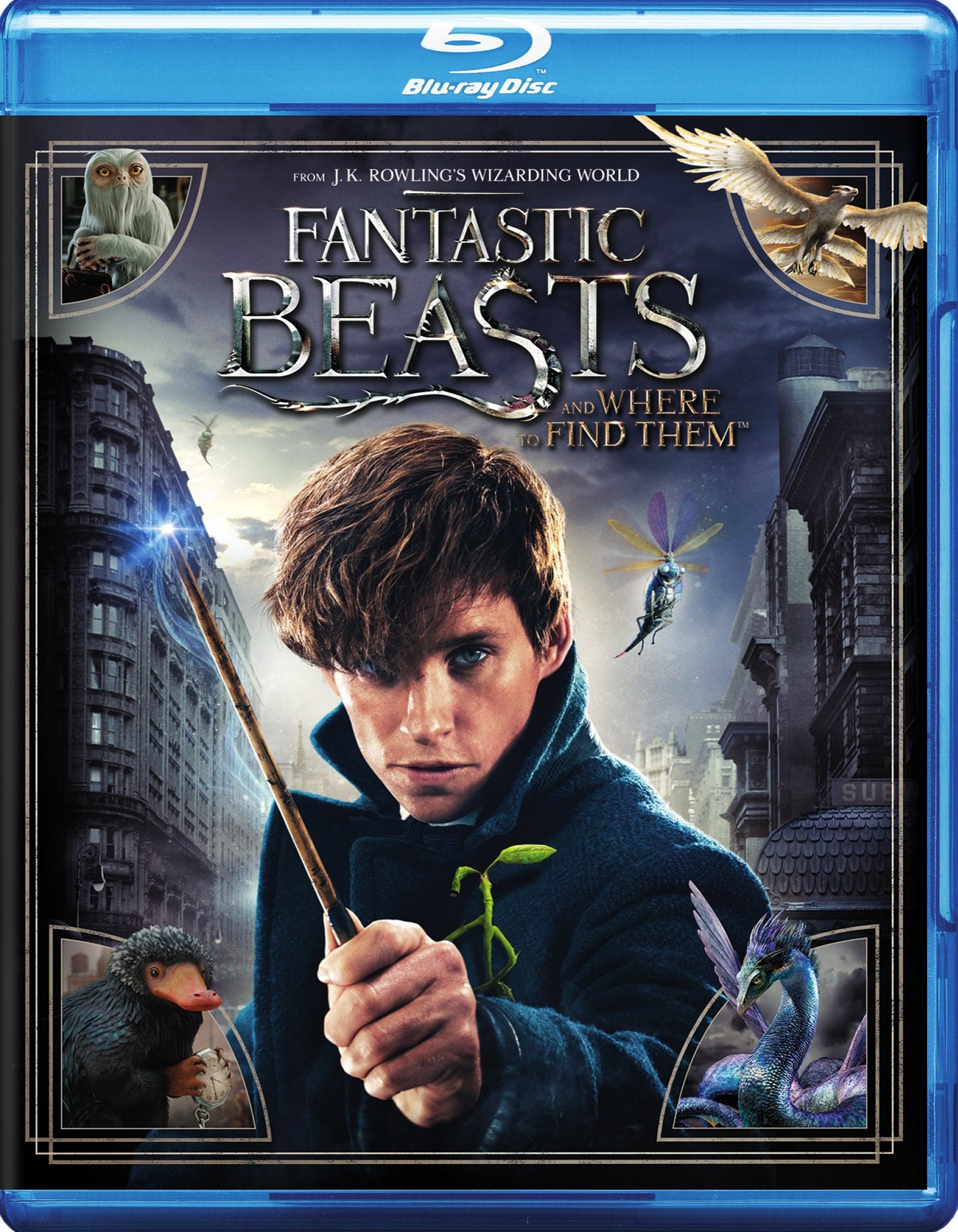 Fantastic Beasts and Where to Find Them [Blu-ray] cover art