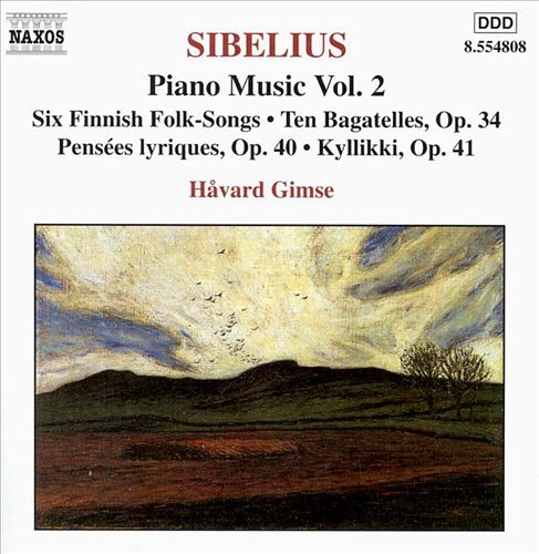 J. Sibelius: Piano Music Vol. 2 cover art