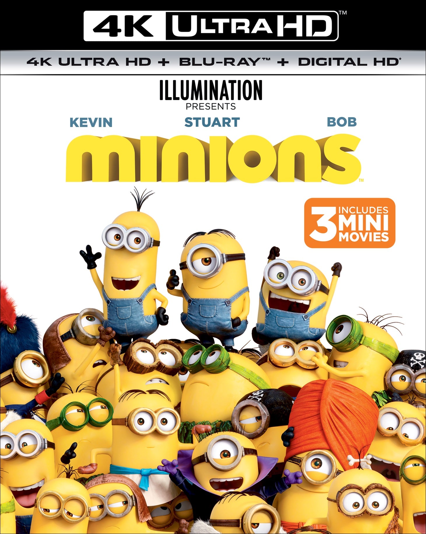 Minions [Includes Digital Copy] [Blu-ray] [2 Discs] cover art
