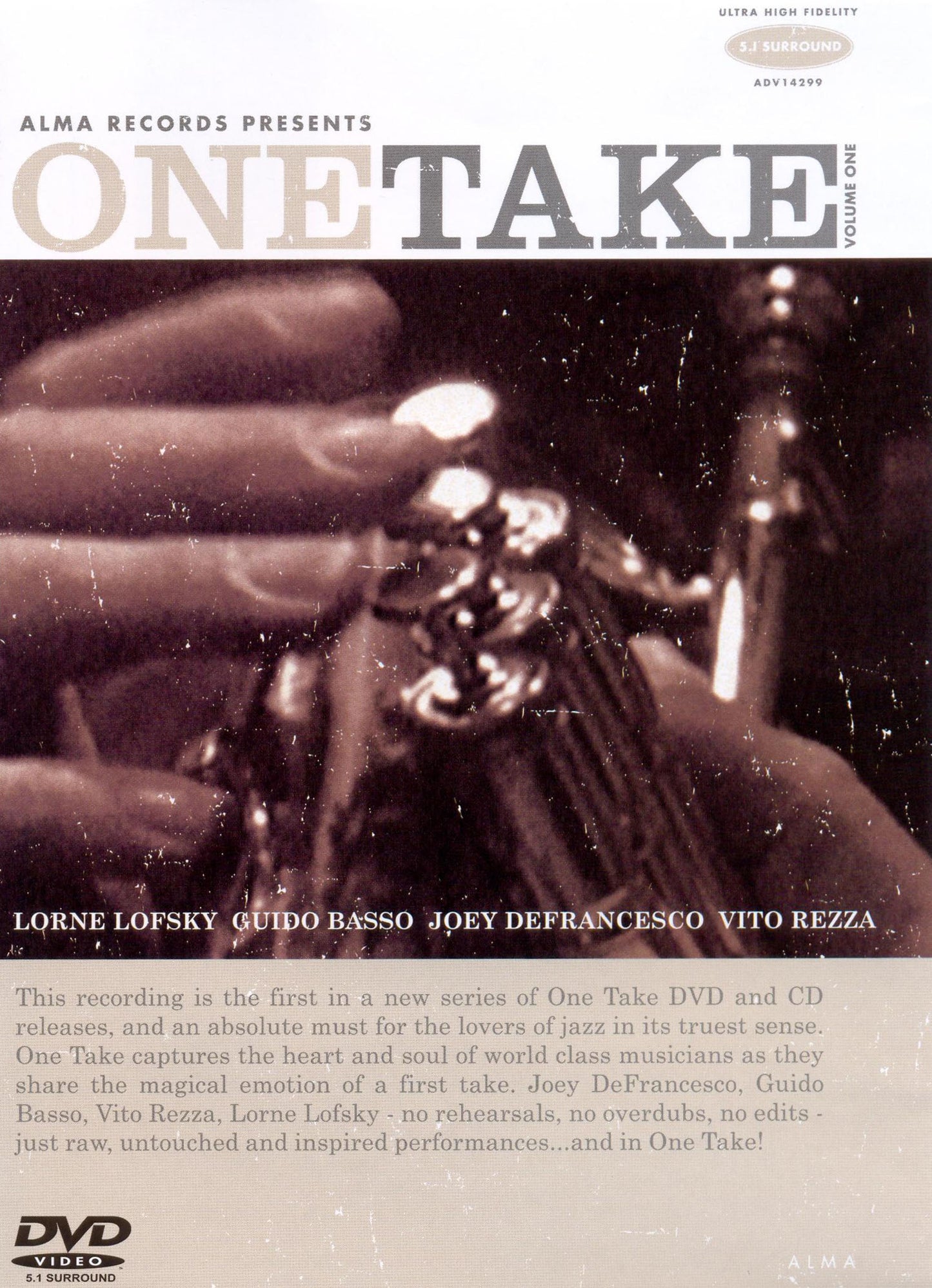 One Take, Vol. 1 [Video] cover art