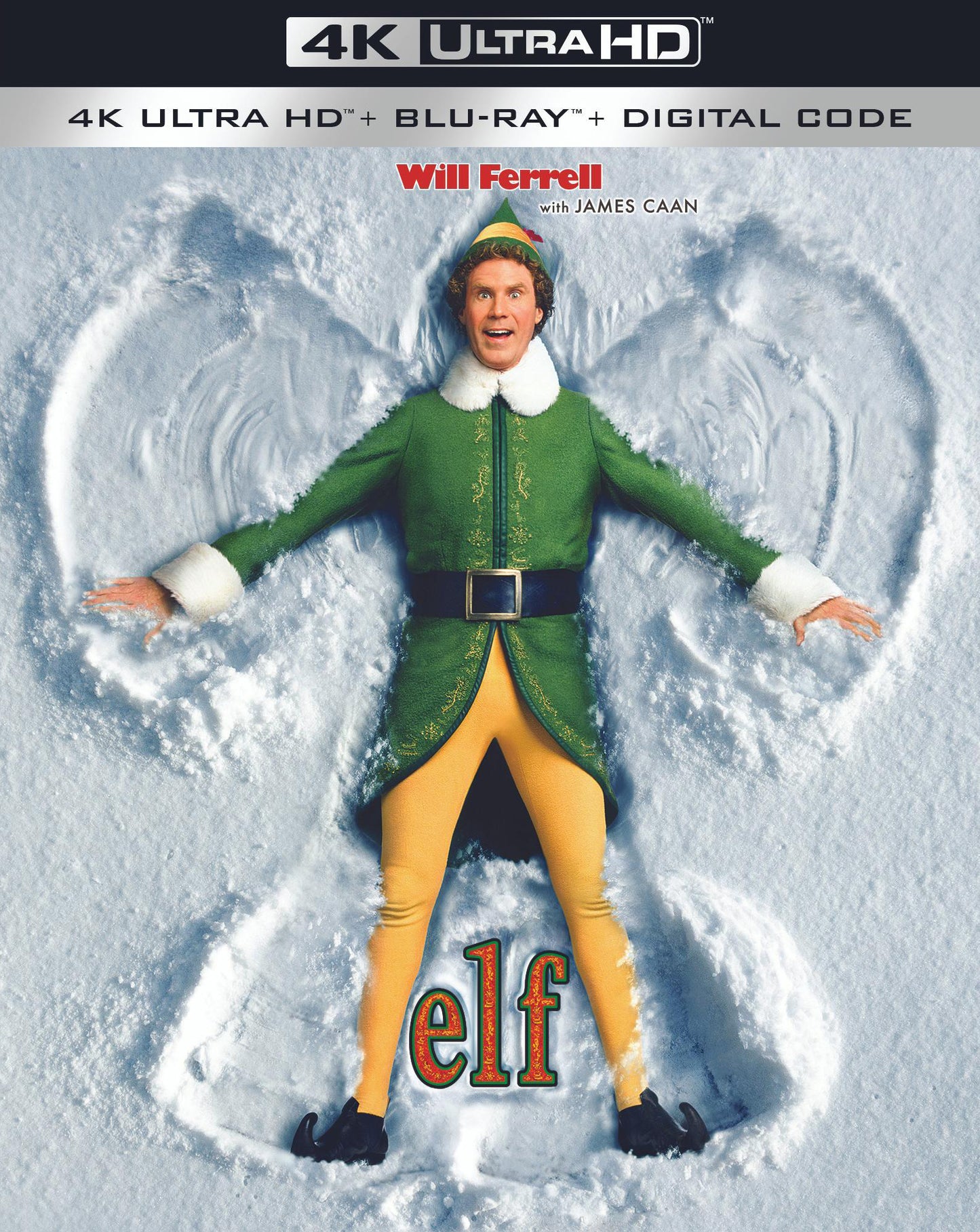 Elf [Includes Digital Copy] [4K Ultra HD Blu-ray/Blu-ray] cover art