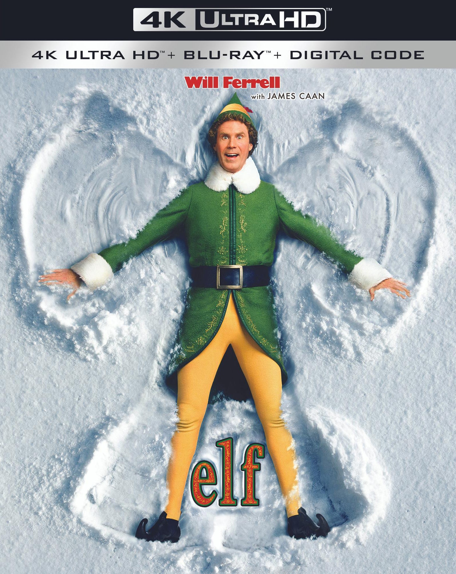 Elf [Includes Digital Copy] [4K Ultra HD Blu-ray/Blu-ray] cover art