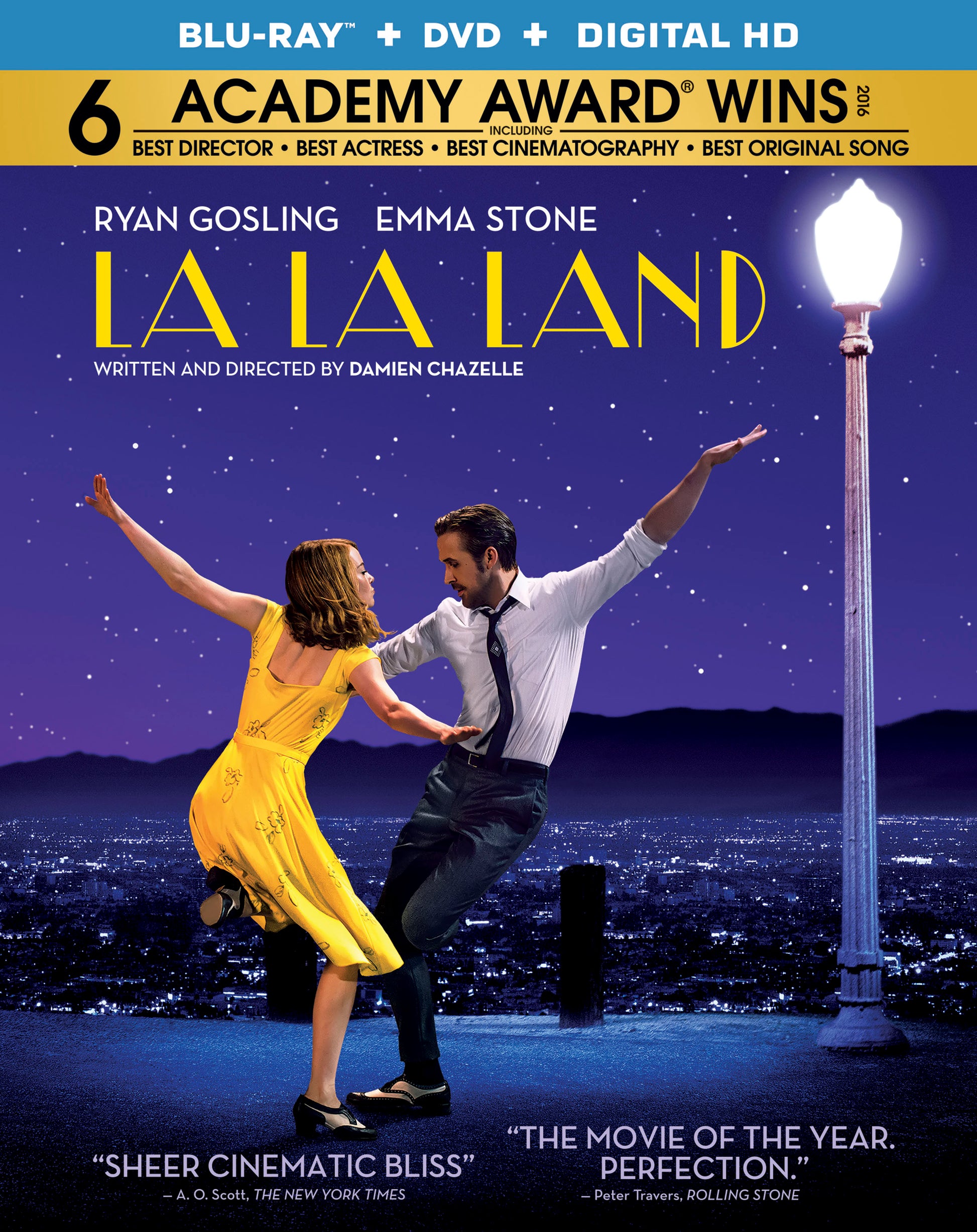 La La Land [Includes Digital Copy] [Blu-ray/DVD] cover art