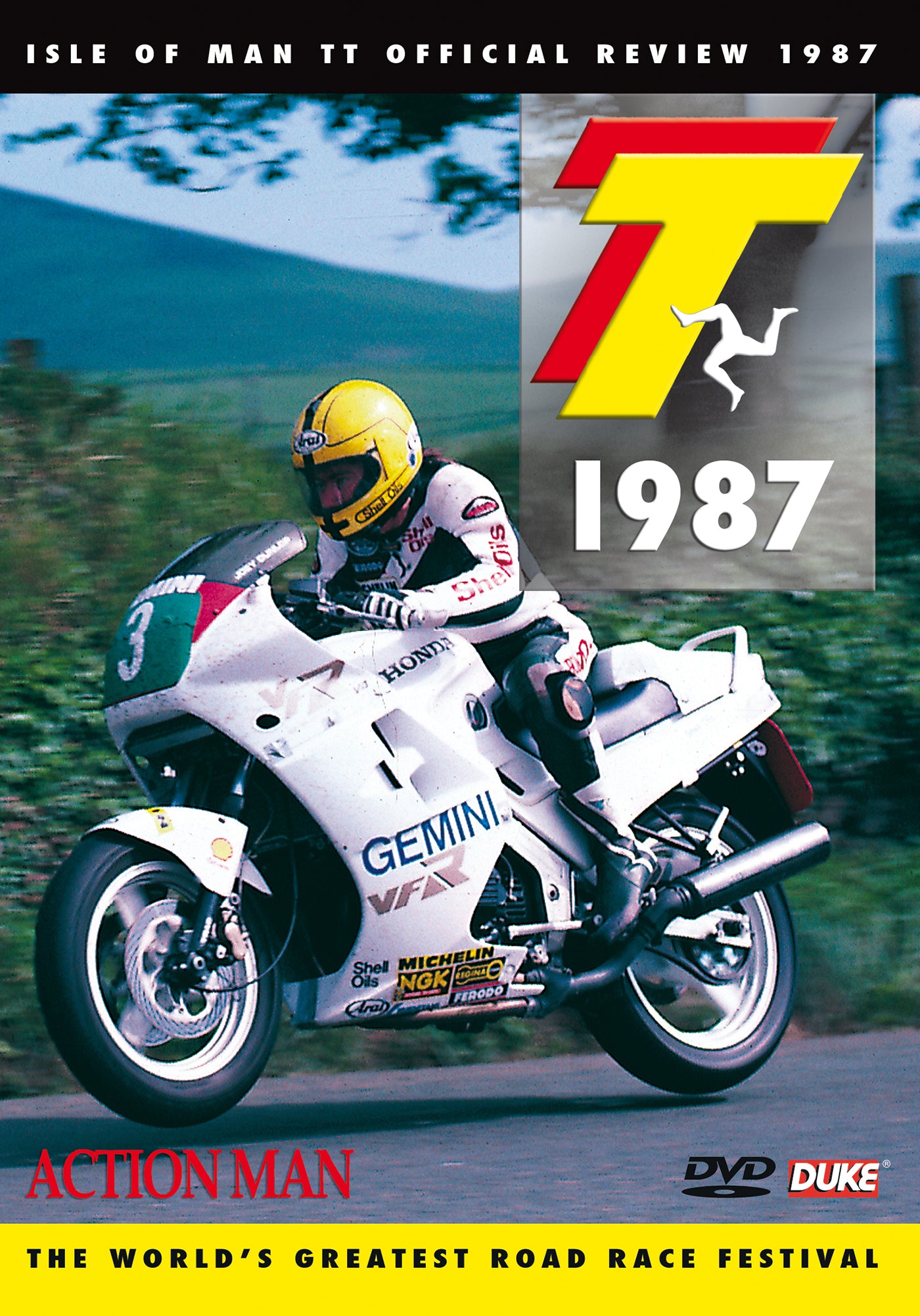 Isle of Man TT 1987 Official Review cover art
