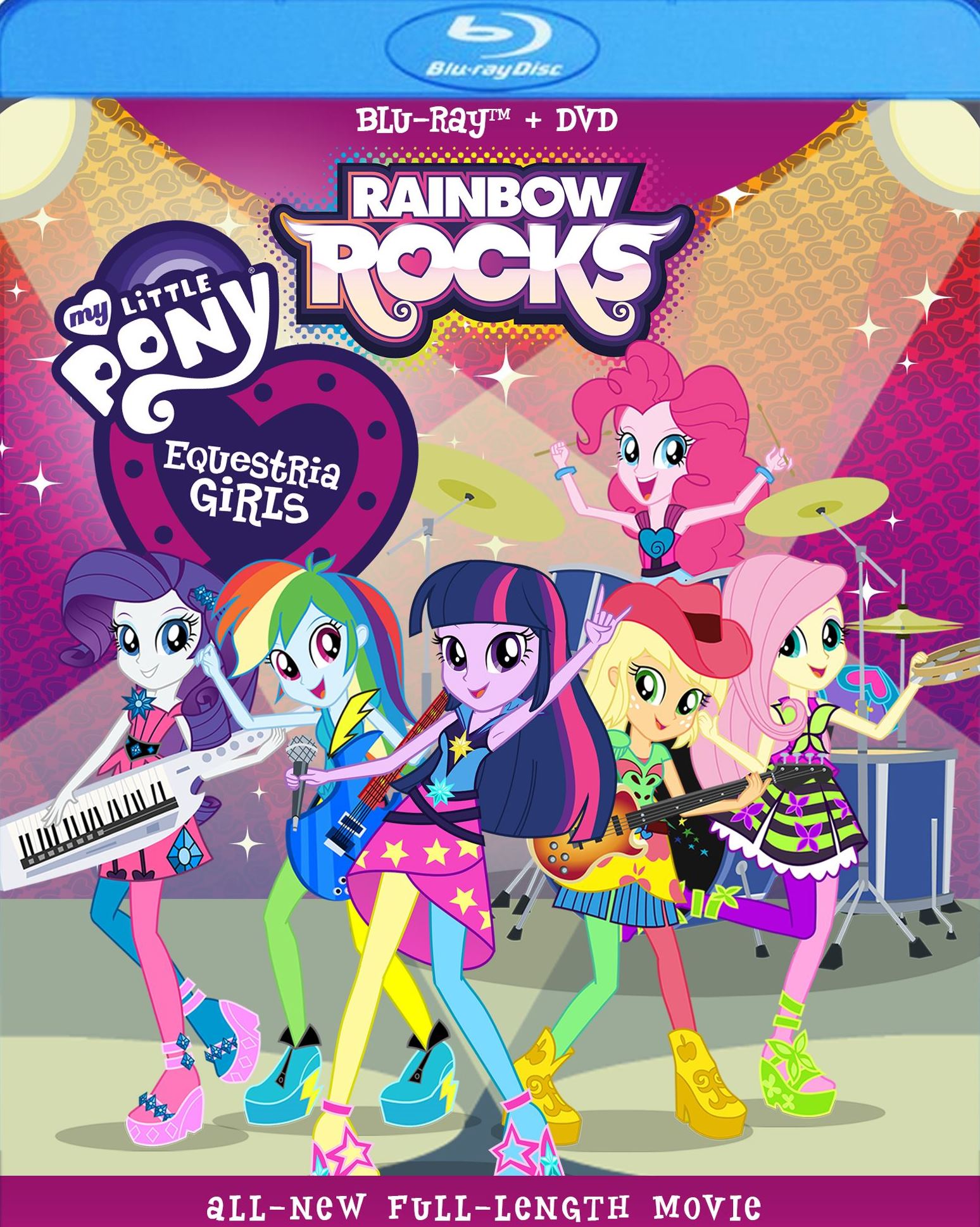 My Little Pony: Equestria Girls - Rainbow Rocks [Blu-ray] cover art