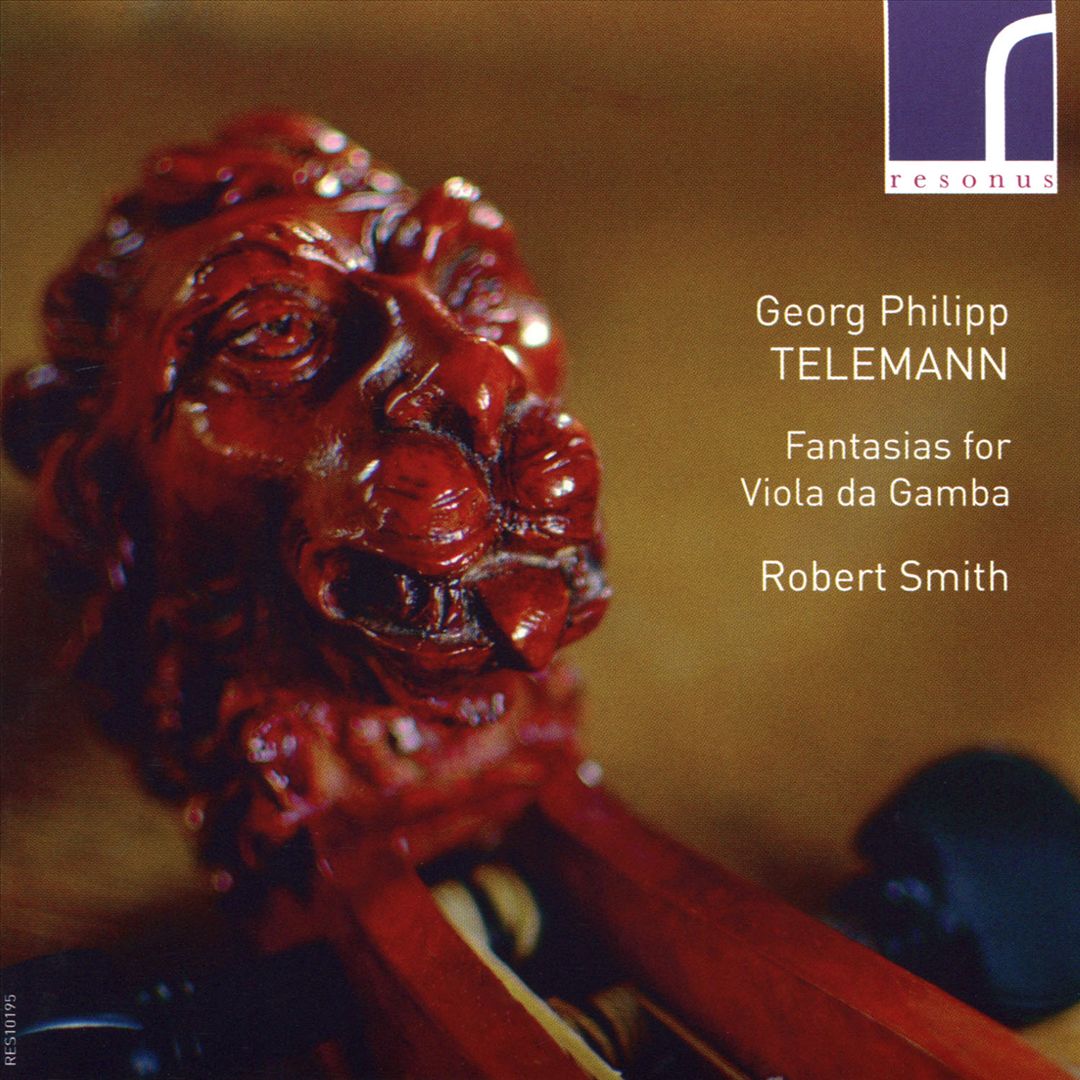 Georg Philipp Telemann: Fantasias for Viola da Gamba cover art