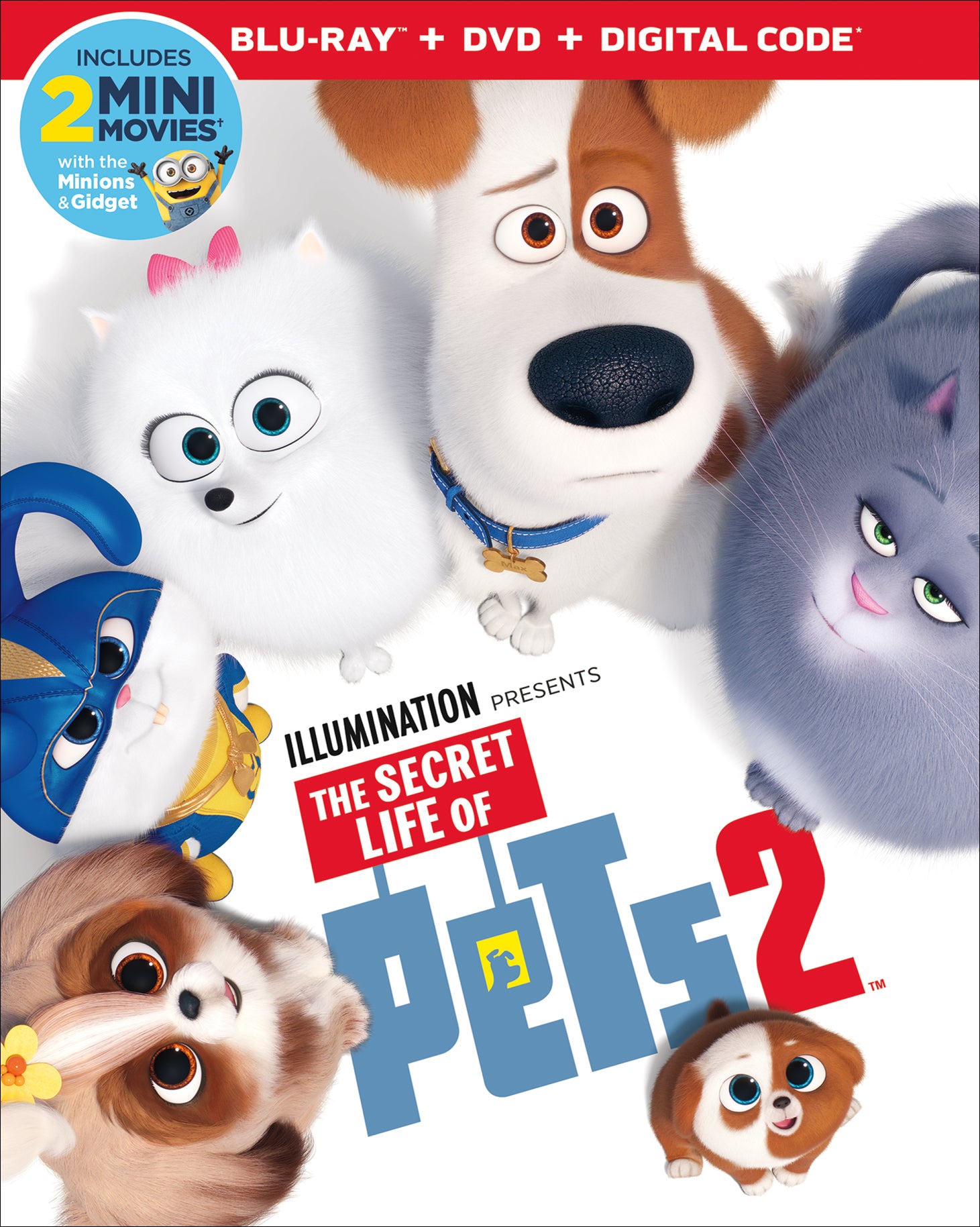 Secret Life of Pets 2 [Includes Digital Copy] [Blu-ray/DVD] cover art