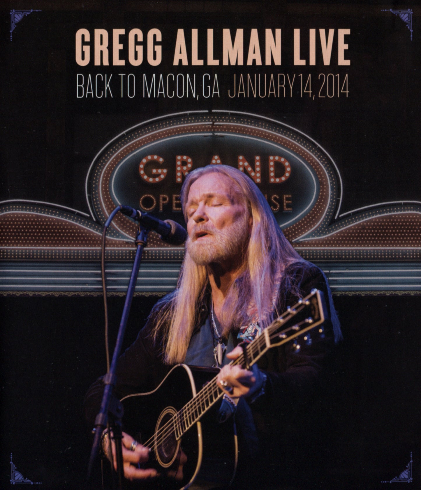 Gregg Allman Live: Back to Macon, GA [Blu-ray] cover art