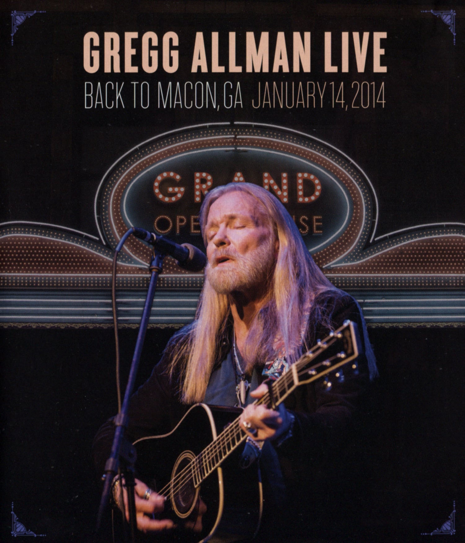 Gregg Allman Live: Back to Macon, GA [Blu-ray] cover art