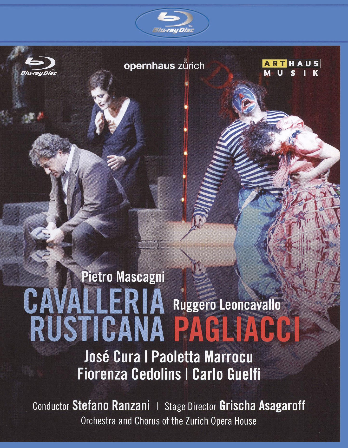 Pietro Mascagni: Cavalleria Rusticana; Ruggero Leoncavallo: Pagliacci [Video] cover art