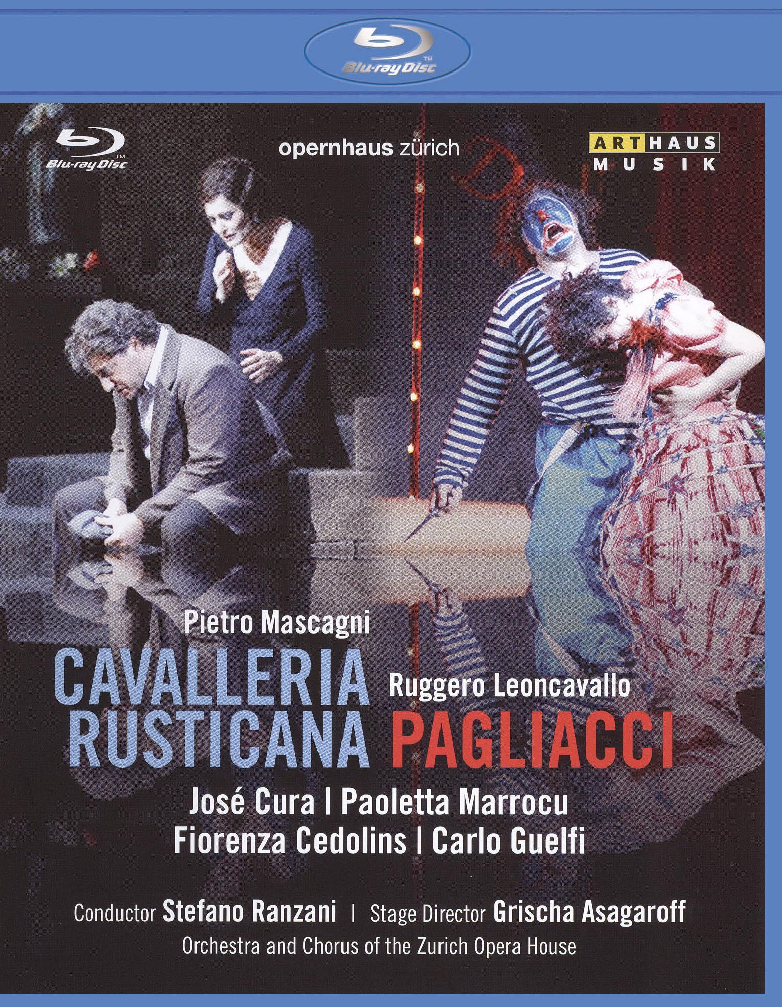 Pietro Mascagni: Cavalleria Rusticana; Ruggero Leoncavallo: Pagliacci [Video] cover art