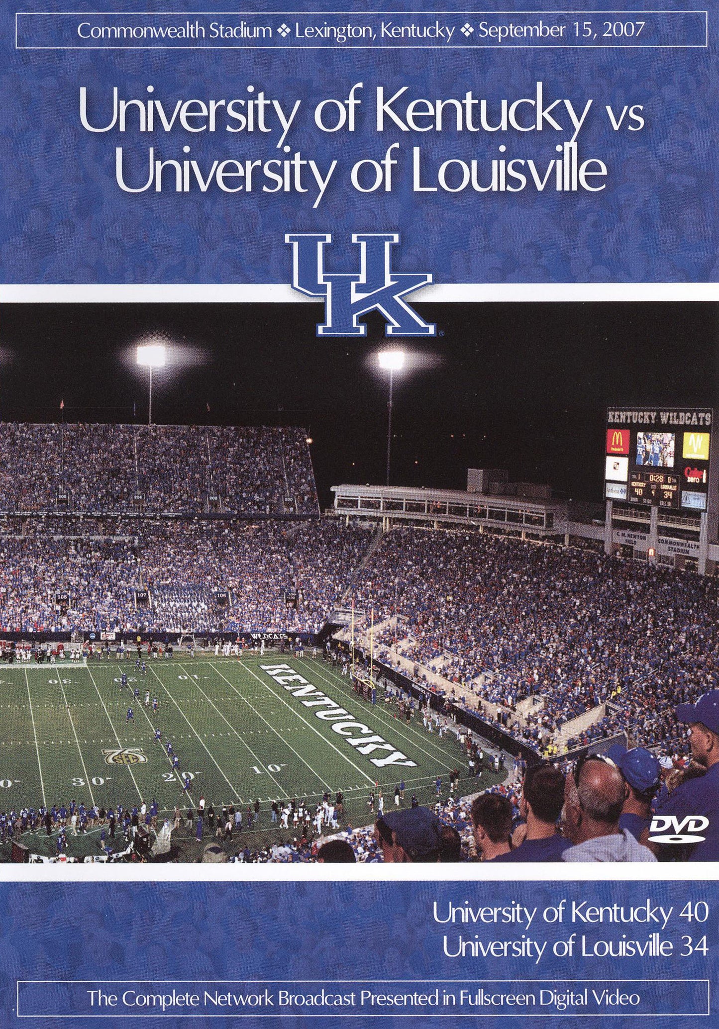 2007 Kentucky vs. Louisville cover art