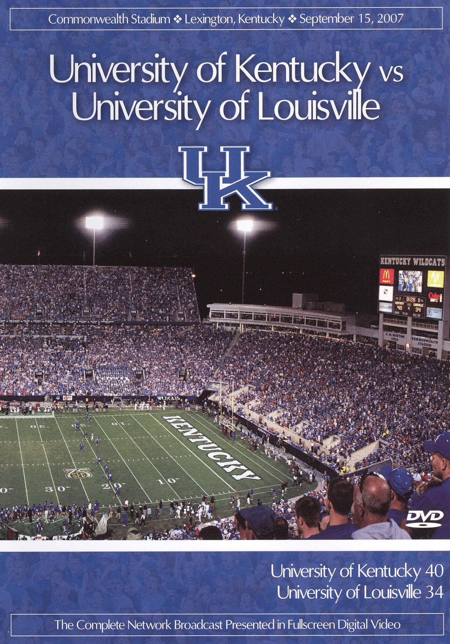 2007 Kentucky vs. Louisville cover art
